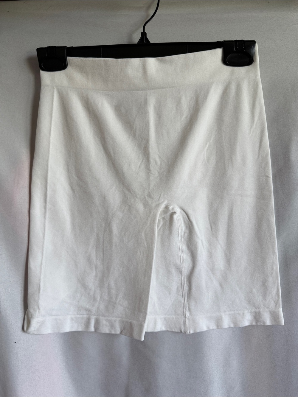 Women's White Bike Shorts — Smooth Stretch Activewear